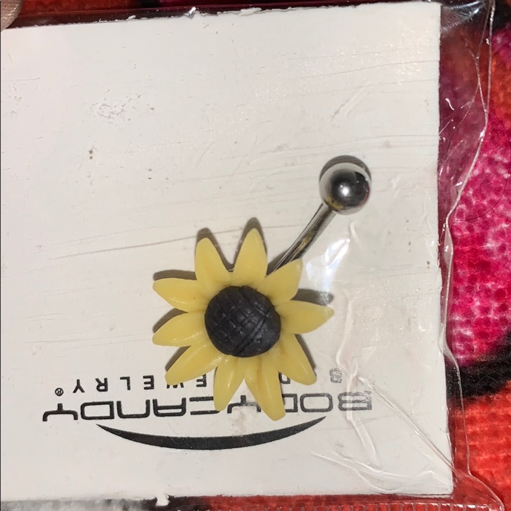 Belly Ring 14g (Sunflower) NEW
